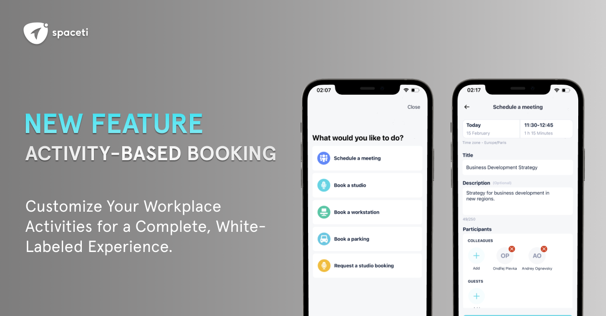 Activity-Based Booking: Customize Your Workplace Activities