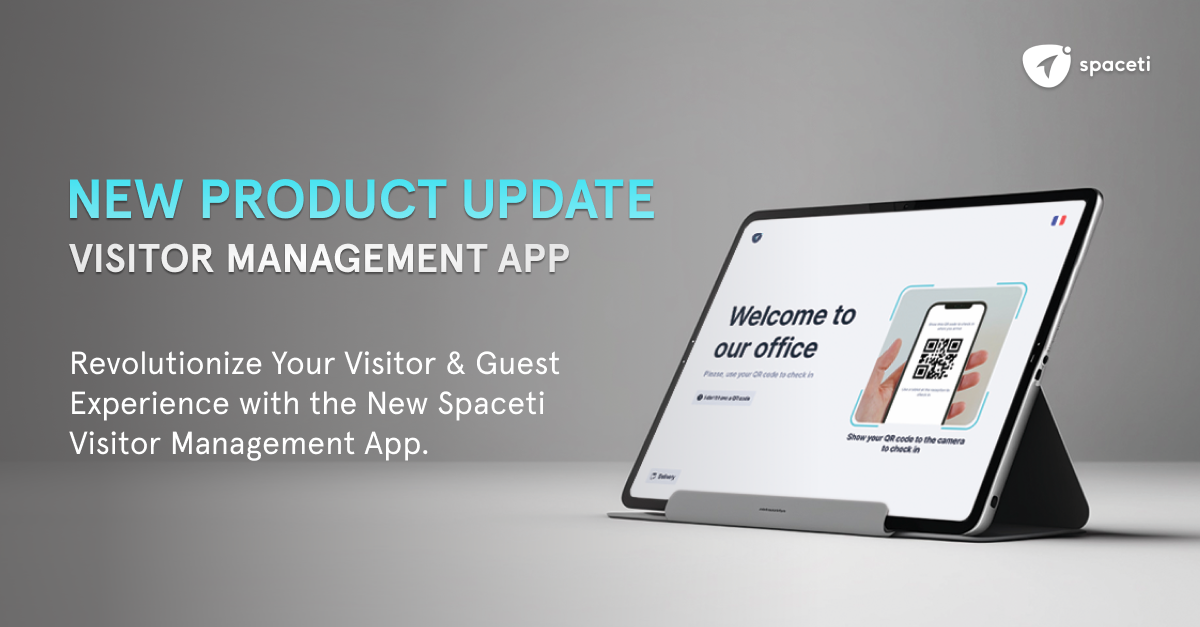Revolutionieren Sie Ihr Besucher- und Gästeerlebnis mit der neuen Spaceti Visitor Management App.