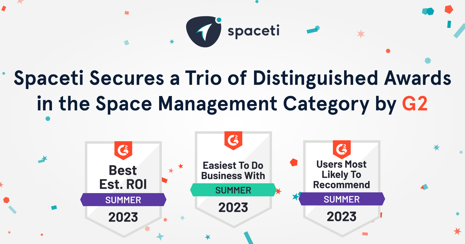 Spaceti Secures a Trio of Distinguished Awards in the Space Management Category by G2